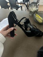 Schwarze Michael Kors Wildleder High Heels, Grösse 39