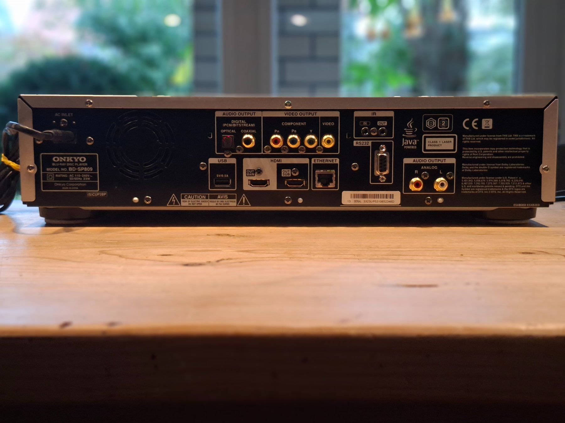 Onkyo Audio- & Mediensysteme: ONKYO BD-SP809 BLUE-RAY PLAYER – Gebraucht aus Neftenbach von Campervan_B 3