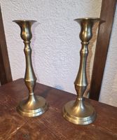 2 Stück Messing Kerzenständer  ältere Modelle