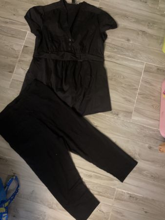 H&M Mama Umstandsmode Set, schwarz, Grösse M, Top Zustand