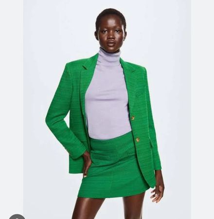 Mango Blazer und A Linien Rock