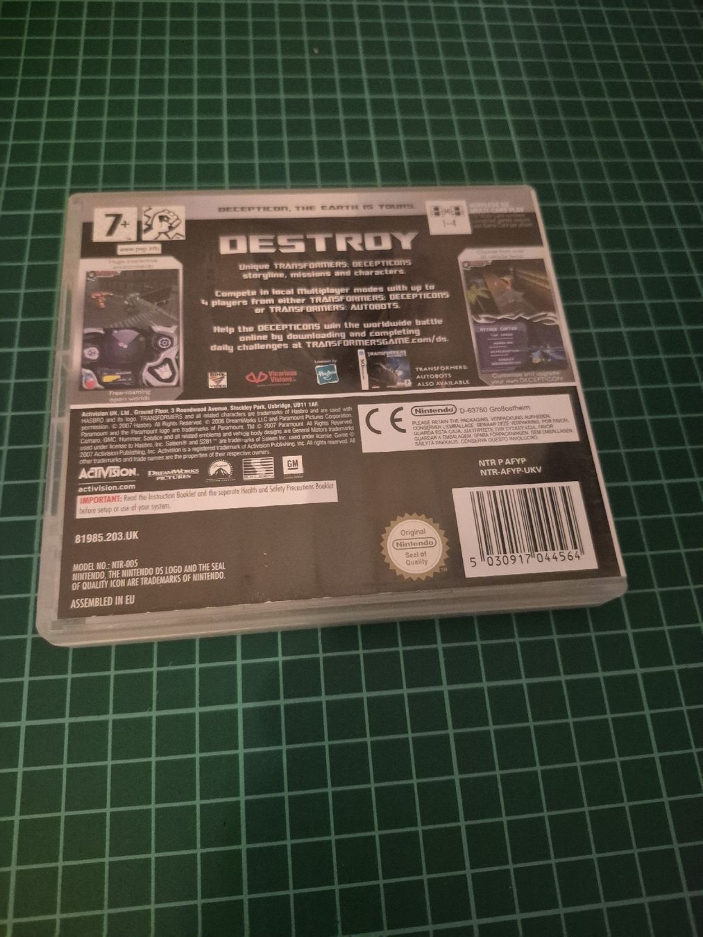 Nintendo Giochi: Nintendo DS Game: Transformers Decepticons - Complete! – Usato da Meyrin venduto da Retro-GZ 3