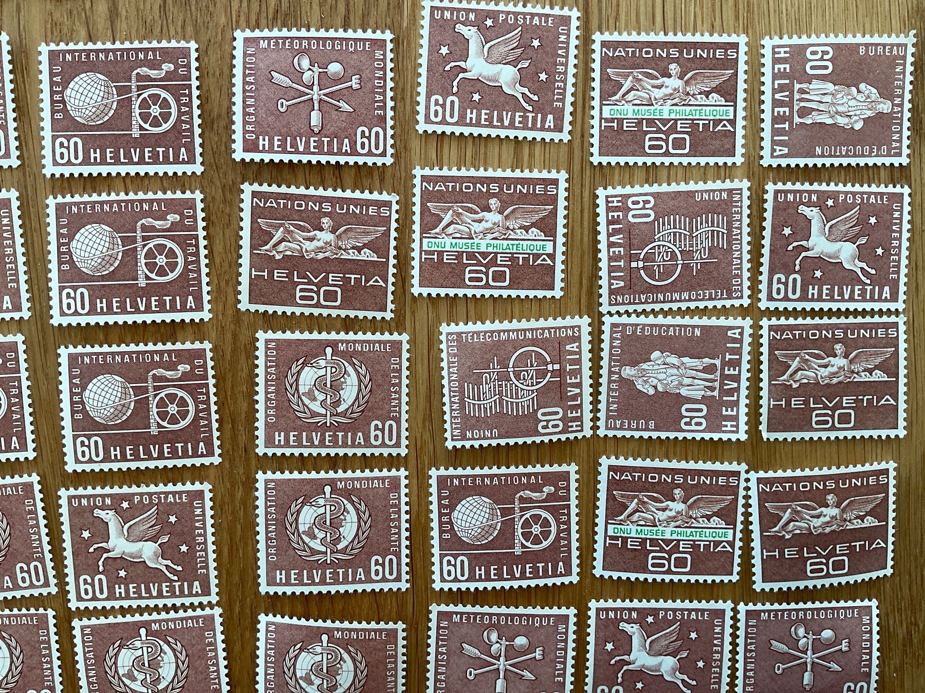 Tutti i francobolli: 60Fr Ämter Frankaturware ungestempelt postfrisch Sammlung – Nuovo (secondo la descrizione) da Wil SG venduto da Chefsugus 2
