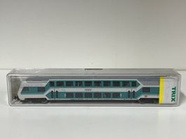 Minitrix 13758 Spur N Doppelstocksteuerwagen 2. Klasse