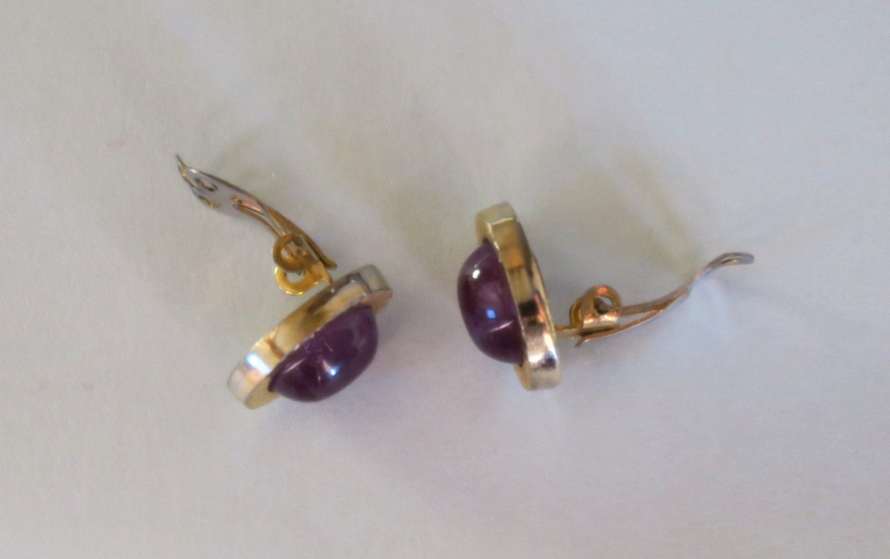 Orecchini pendenti & Orecchini a lobo: Ohrclip mit Amethyst – Usato da Brittnau venduto da marlenestone 3