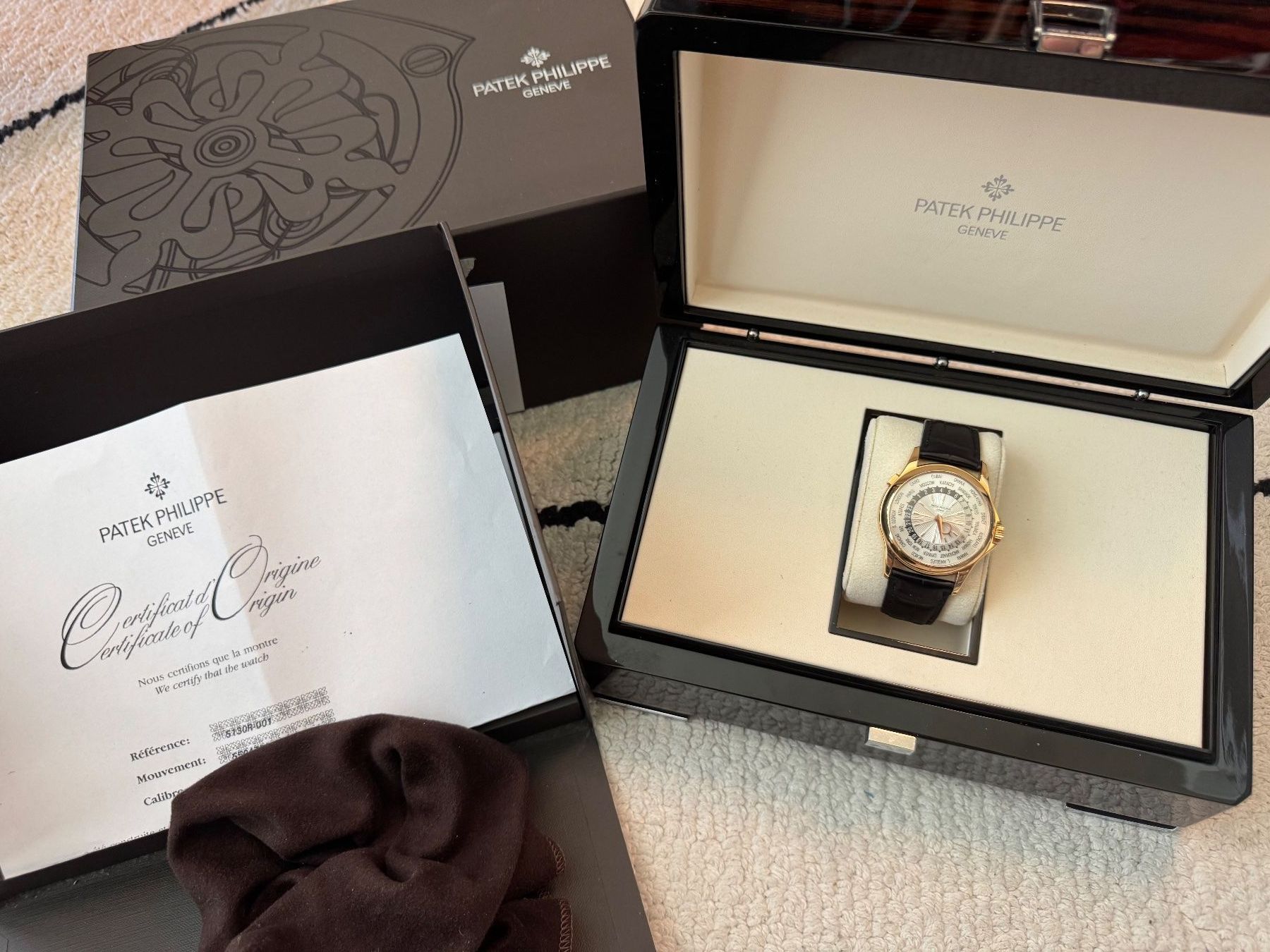 Patek Philippe Orologi: Patek Philippe World Time Referenz 5130R-001 – Usato da Wettswil venduto da ZmZmZ 4