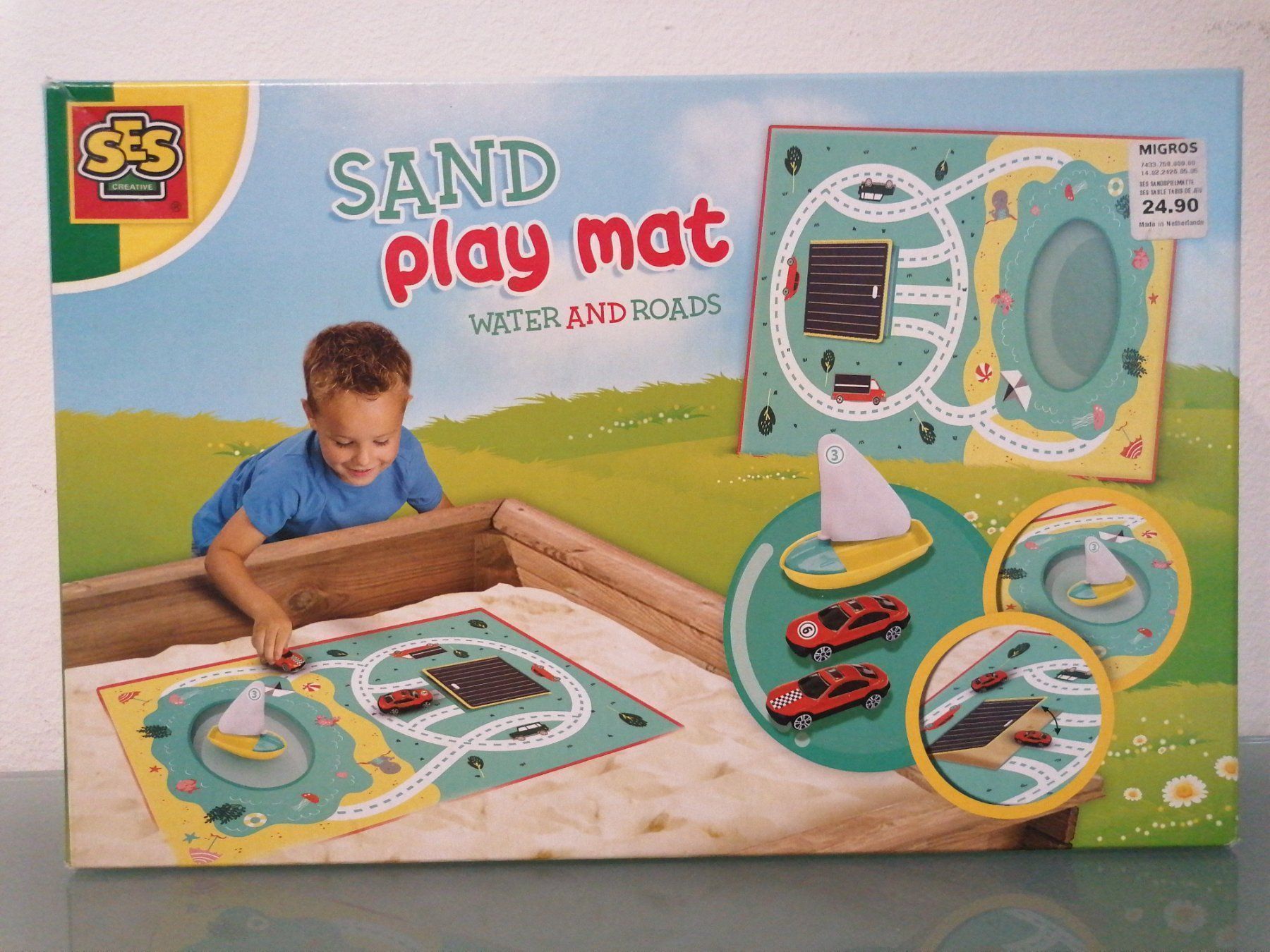 Tappeto da gioco: Sand play Mat Water and Roads – Nuovo e nell'imballaggio originale da Bäch SZ venduto da Swissy46