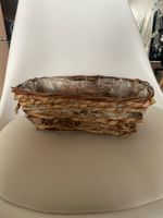 Rustikale Pflanzschale aus Naturmaterial, Top Zustand!