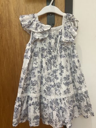 Rachel Zoe Sommerkleid, Gr. 4T, blau-weiss gemustert👗
