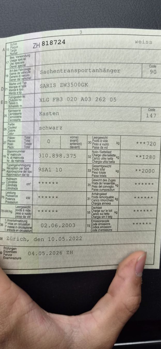 Stüssy Rimorchi: Anhanger Roadshow mit neue mfk – Usato da Uitikon Waldegg venduto da zoltan.farkas 6