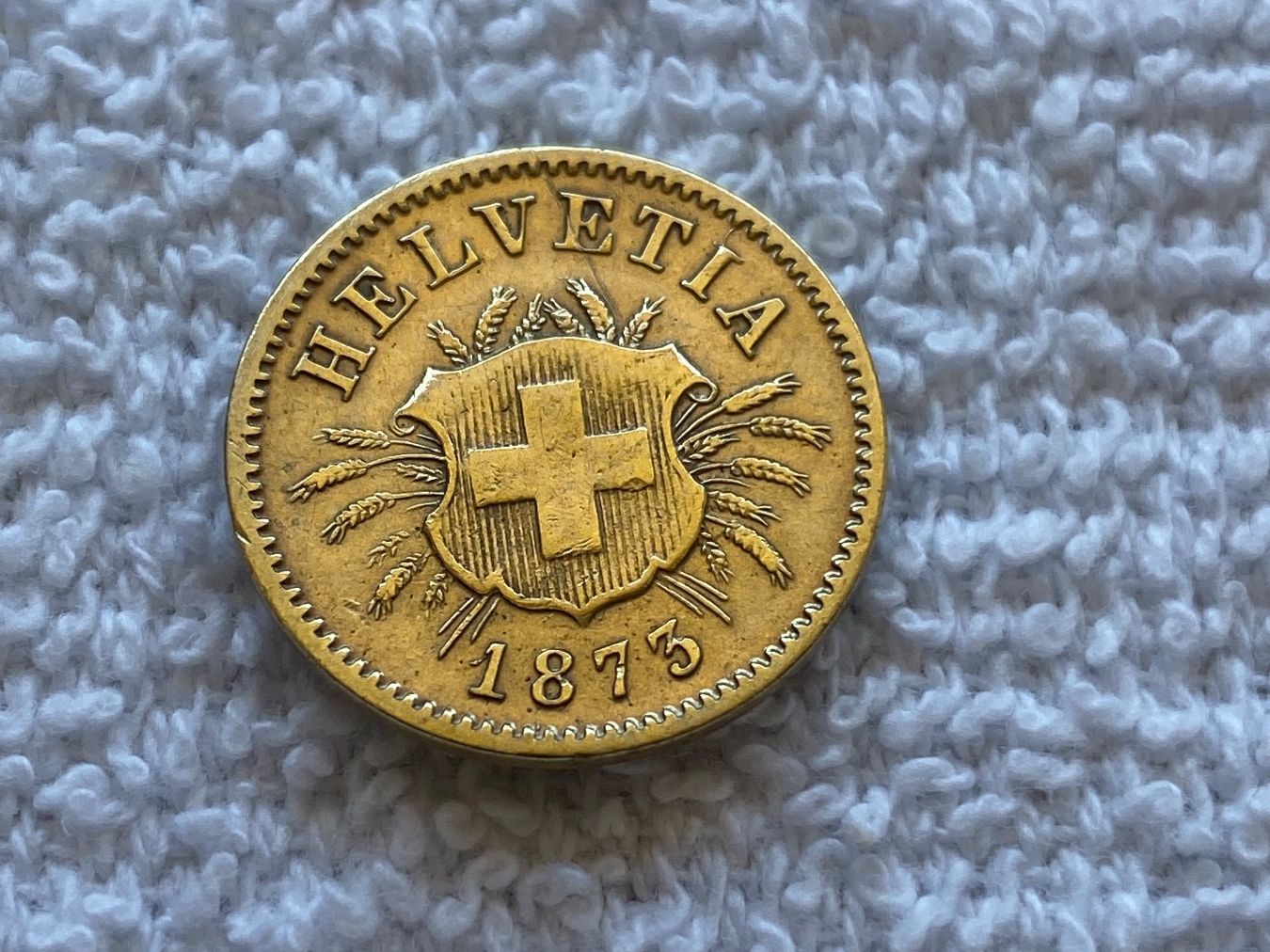 Tutti le monete: 5 centimes/Rappen 1873 – Usato da Nyon venduto da Ilmi09