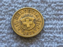 5 centimes/Rappen 1873