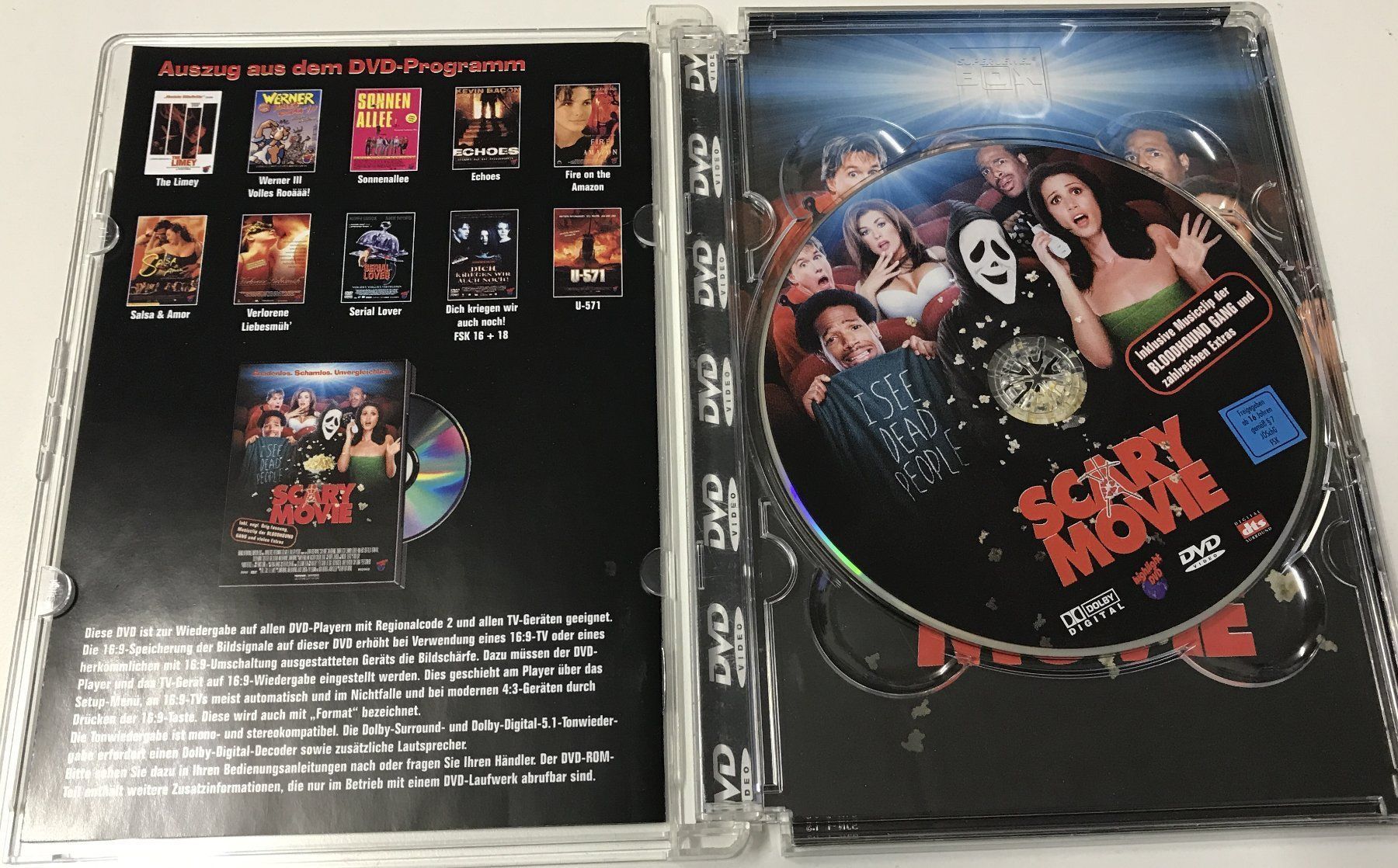 Tutti i DVDs: DVD- Scary Movie – Usato da Guntershausen venduto da Gloominati 2