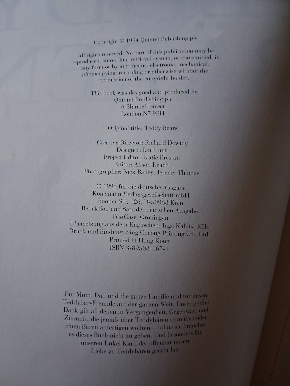 Bücher: Teddy Bären - Collection - Restoration - 1996 – Gebraucht aus Cartigny von pgc_fk9s 2