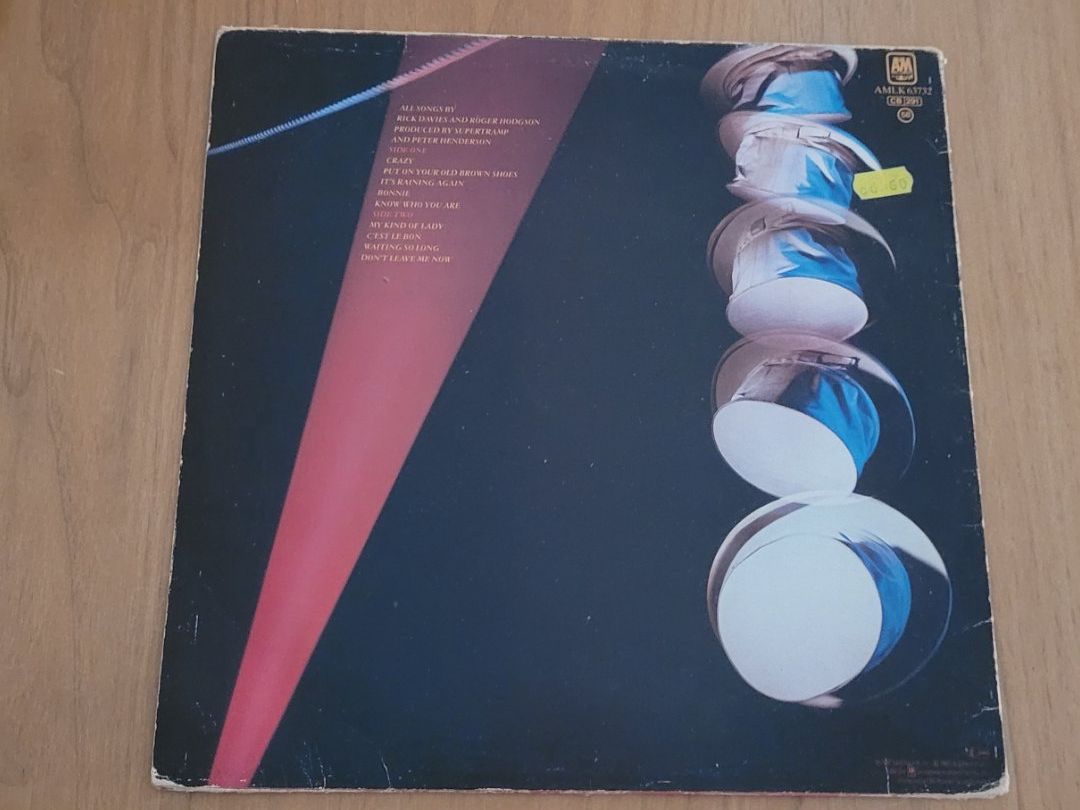 Schallplatten: LP  Supertramp – Gebraucht aus Martigny von MZ-67 1