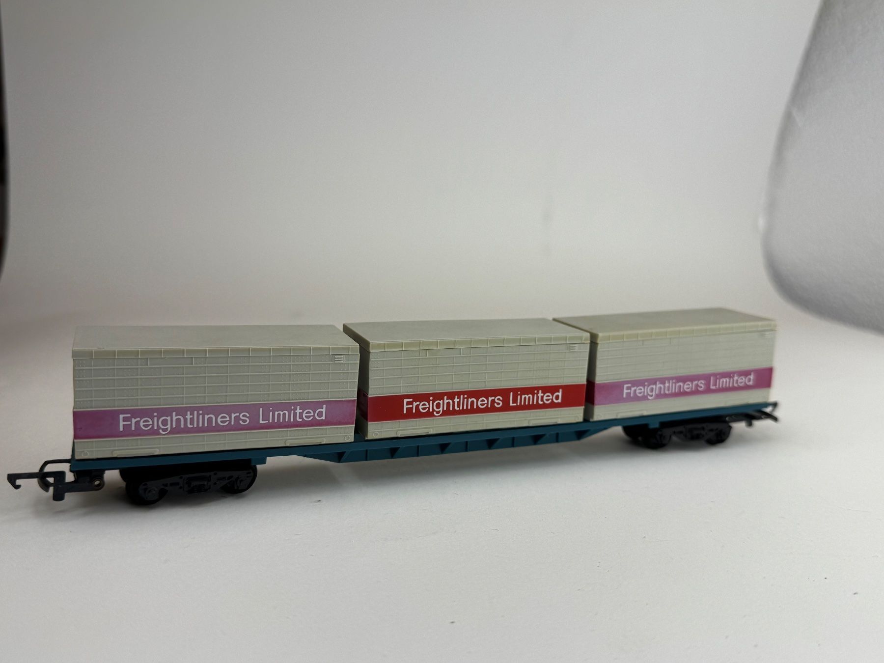 Lima Modellini di ferrovie: HR- Lima Containertragwagen Freightliner Limited – Usato da Elm venduto da Wikmtz 1