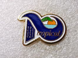 Ansteckpin 64: Plattenfirma Tropical