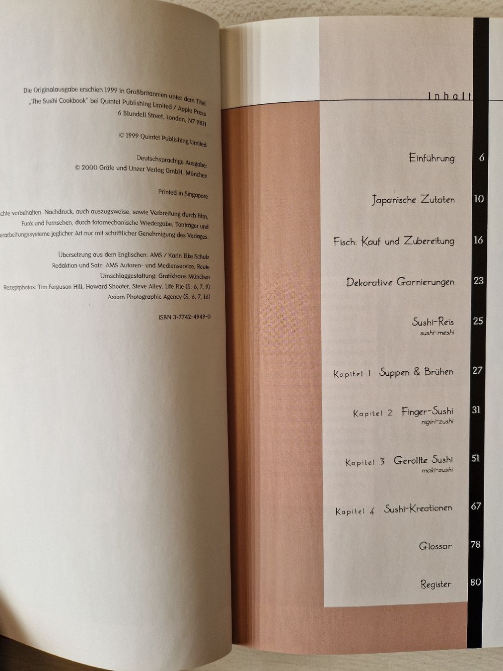 Libri: Das Sushi Kochbuch – Usato da Lyss venduto da pksuny 2