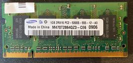 Samsung 1GB DDR2 RAM, Memory, Arbeitsspeicher, 1 Gigabyte