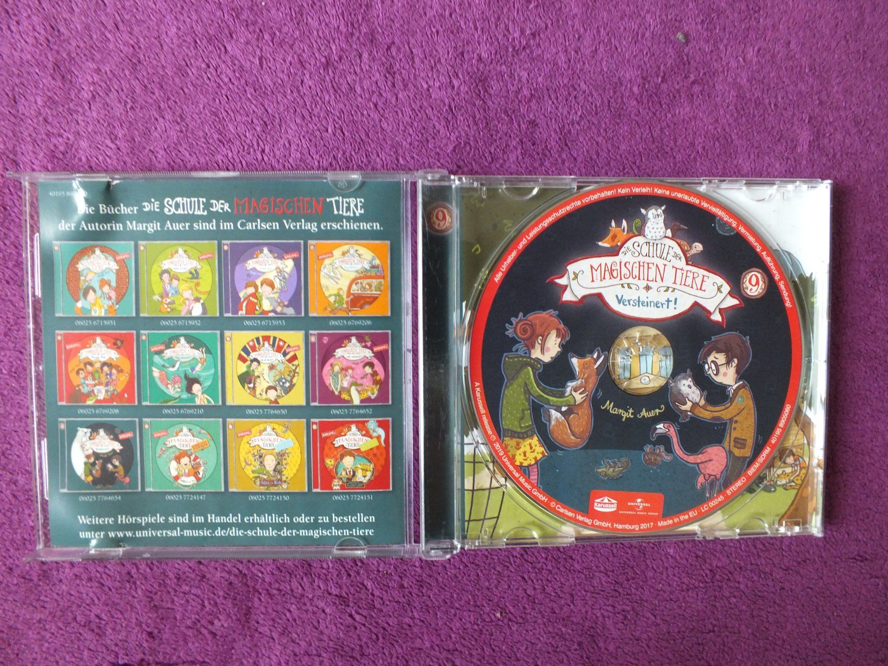 CD: Die Schule der magischen Tiere Folge 9 - Versteinert - CD – Usato da Müllheim Dorf venduto da Seeeule01 2