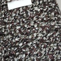 Cariaggi Kaschmir 76% Seide 24% 400g Bouclé Salz und Pfeffer