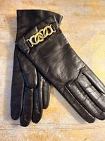 Gants italienne neufs cuir marron Nagelneue Handschuhe Gr.7