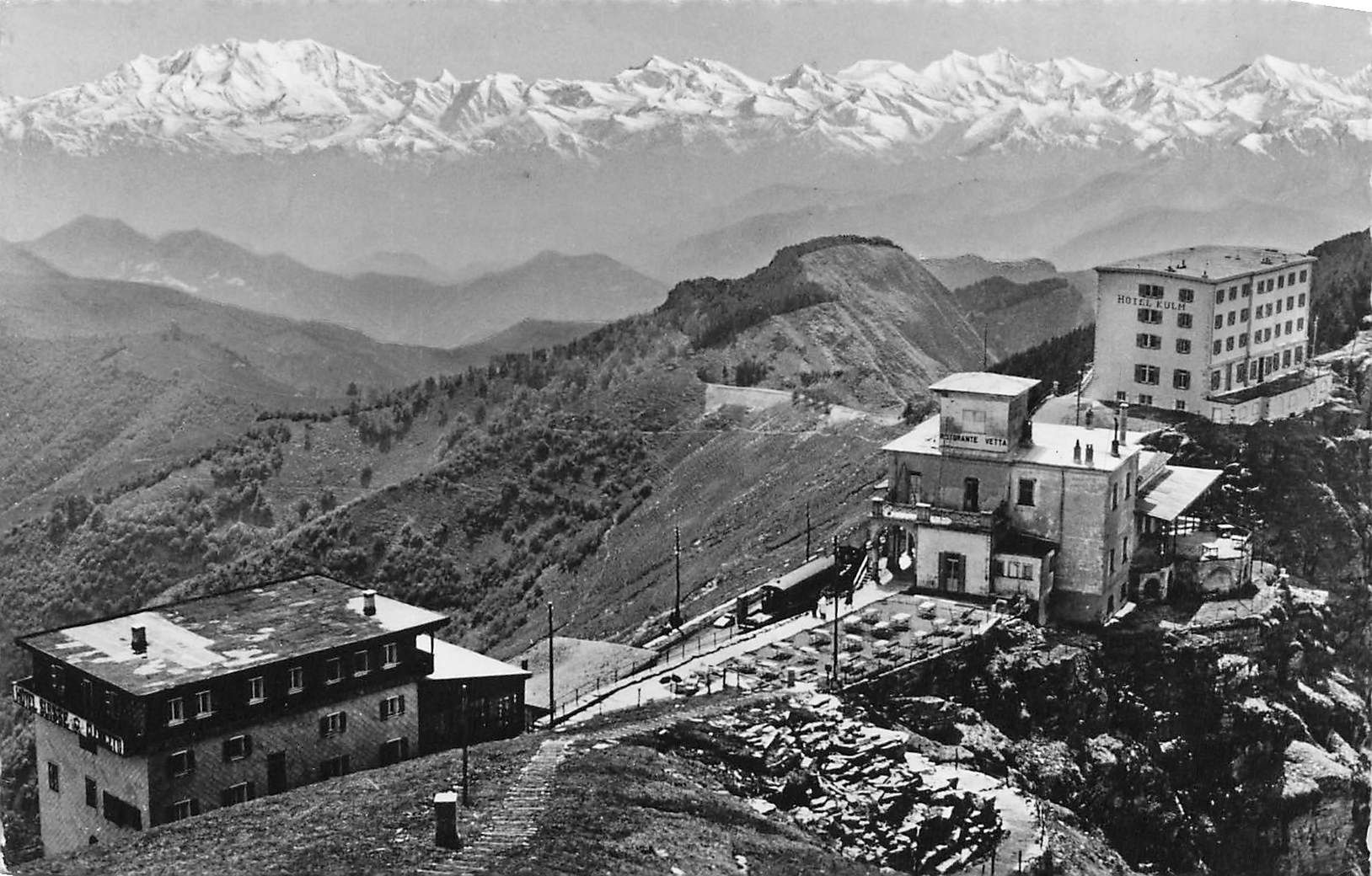 Ansichtskarten: Monte Generoso Kulm Hotel – Gebraucht aus Biasca von Blenio71