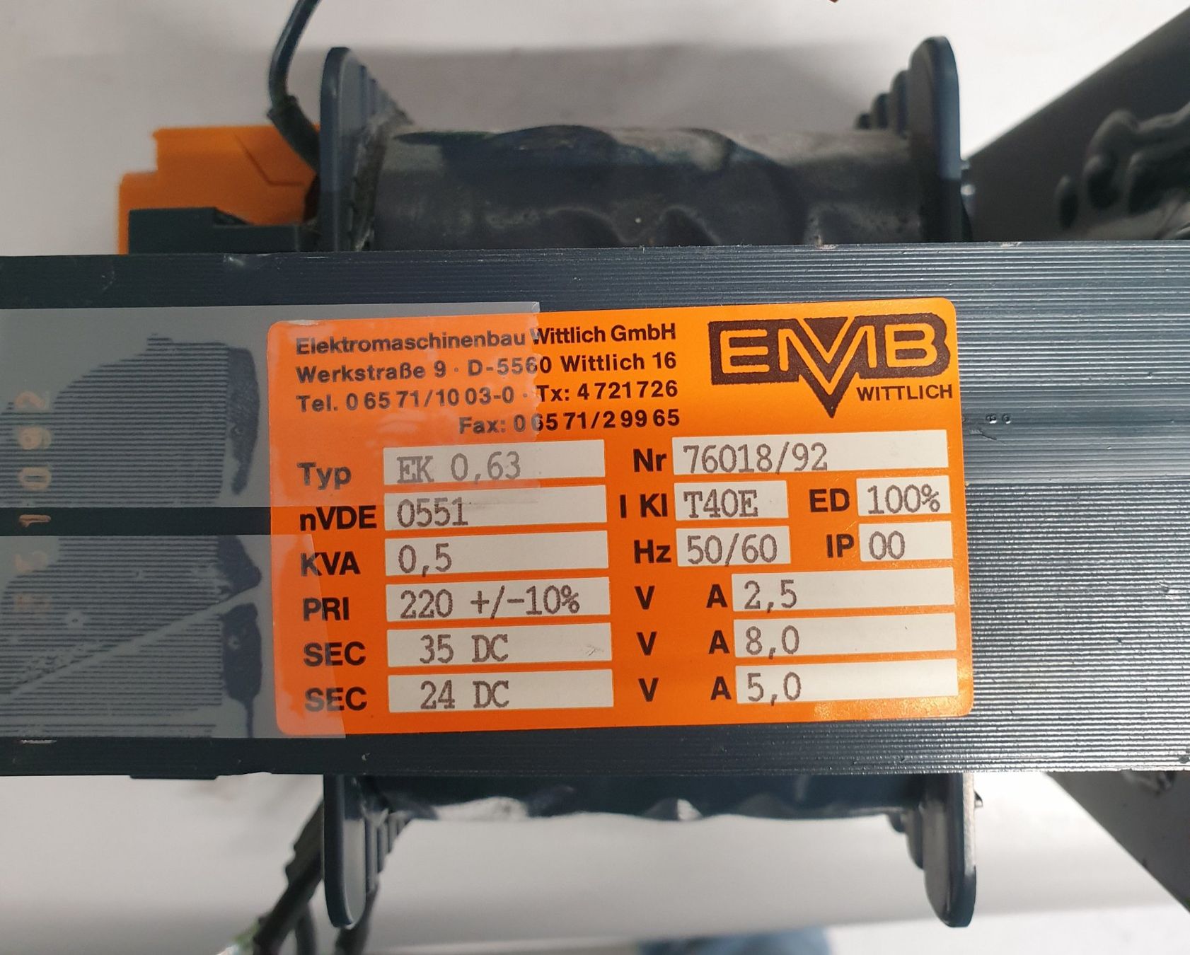 Componenti elettronici: Transformator 500VA mit Gleichrichter Modul – Usato da Horw venduto da Arta20000 1