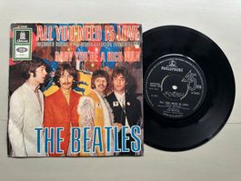 BEATLES tolle All you need is love original Single Kult Top