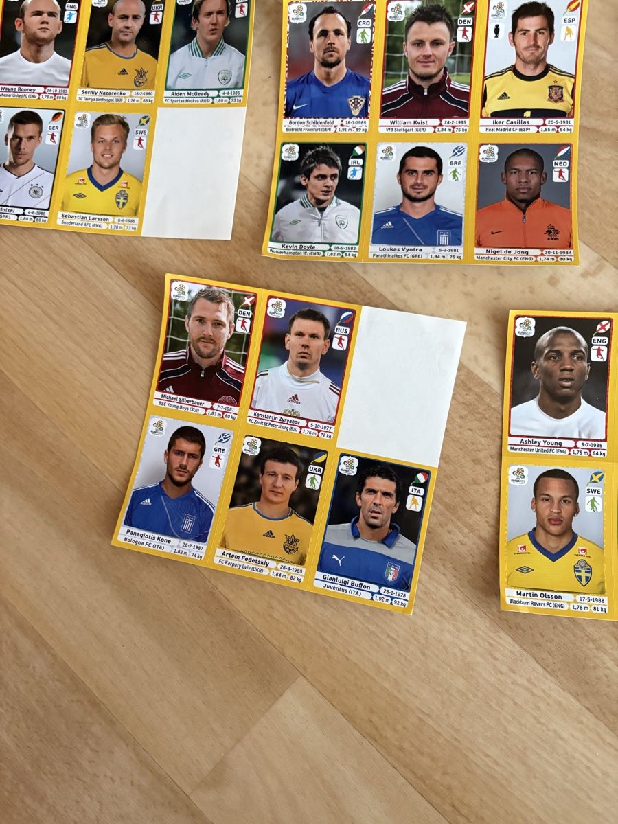 Panini Carte collezionabili: Panini Euro 2012 Stickerbogen Lot – Nuovo (secondo la descrizione) da Wünnewil venduto da VinRa 6