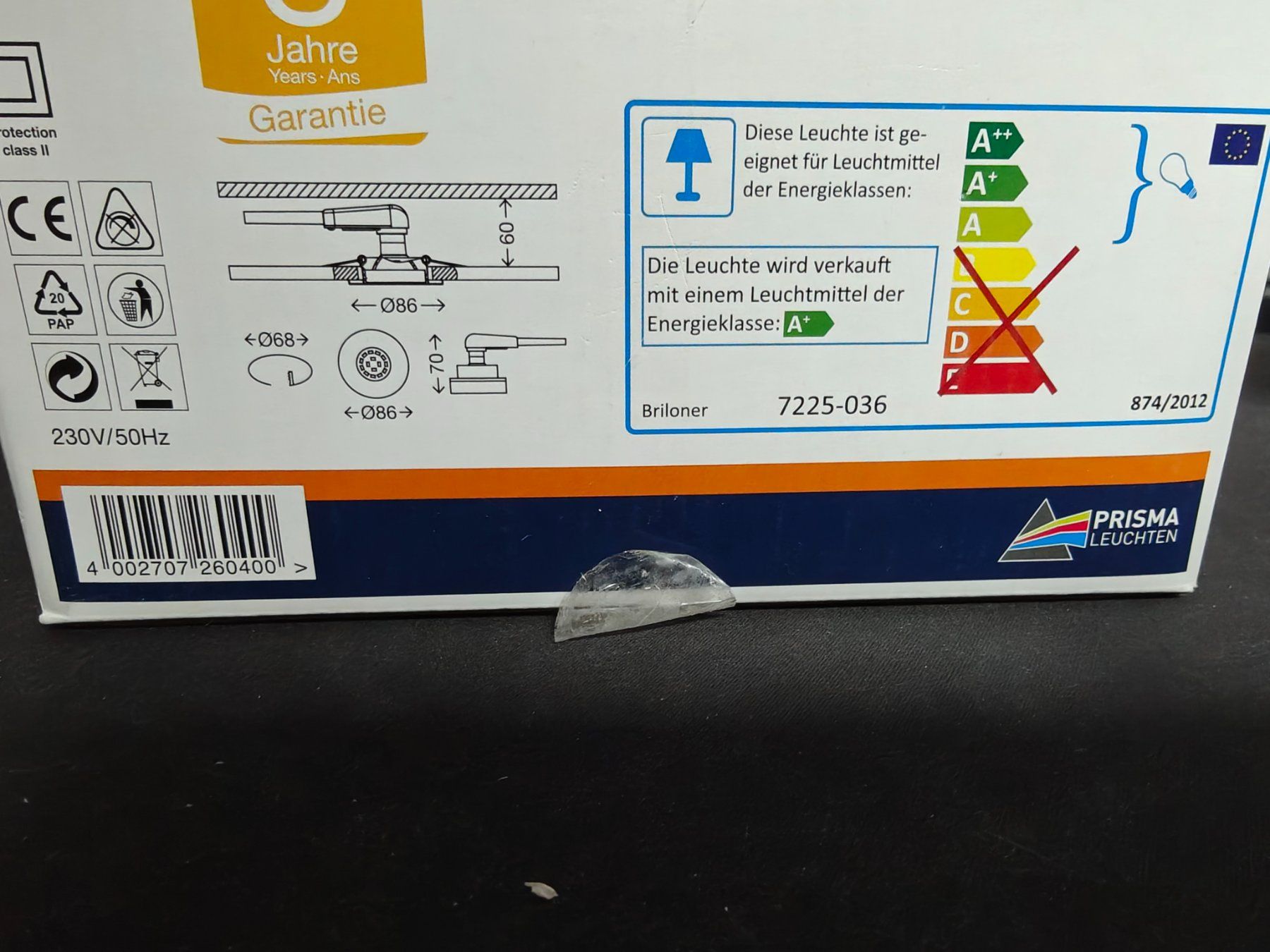 Kronleuchter & Deckenlampen: Lot 6 spots LED encastrés + 11 ampoules – Neu und originalverpackt aus Longirod von Mike_7773 8