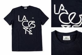 Lacoste Black Graphic Tee – Size L
