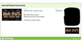 Ticket Meh Suff! Festival 04.09.2026 bis 06.09.2026