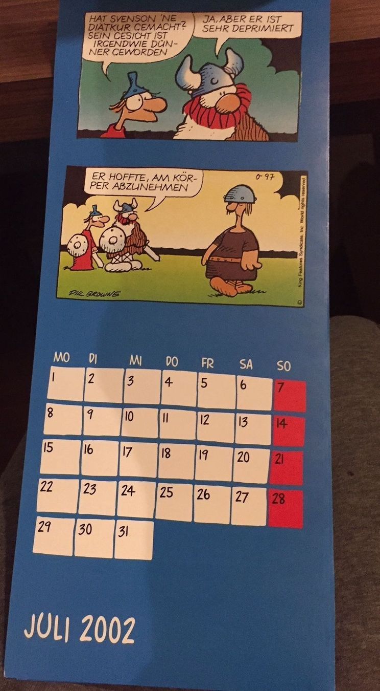 Fumetti: Hägar Kalender von 2002. Toll! – Nuovo (secondo la descrizione) da Schöftland venduto da Las-vegas 1