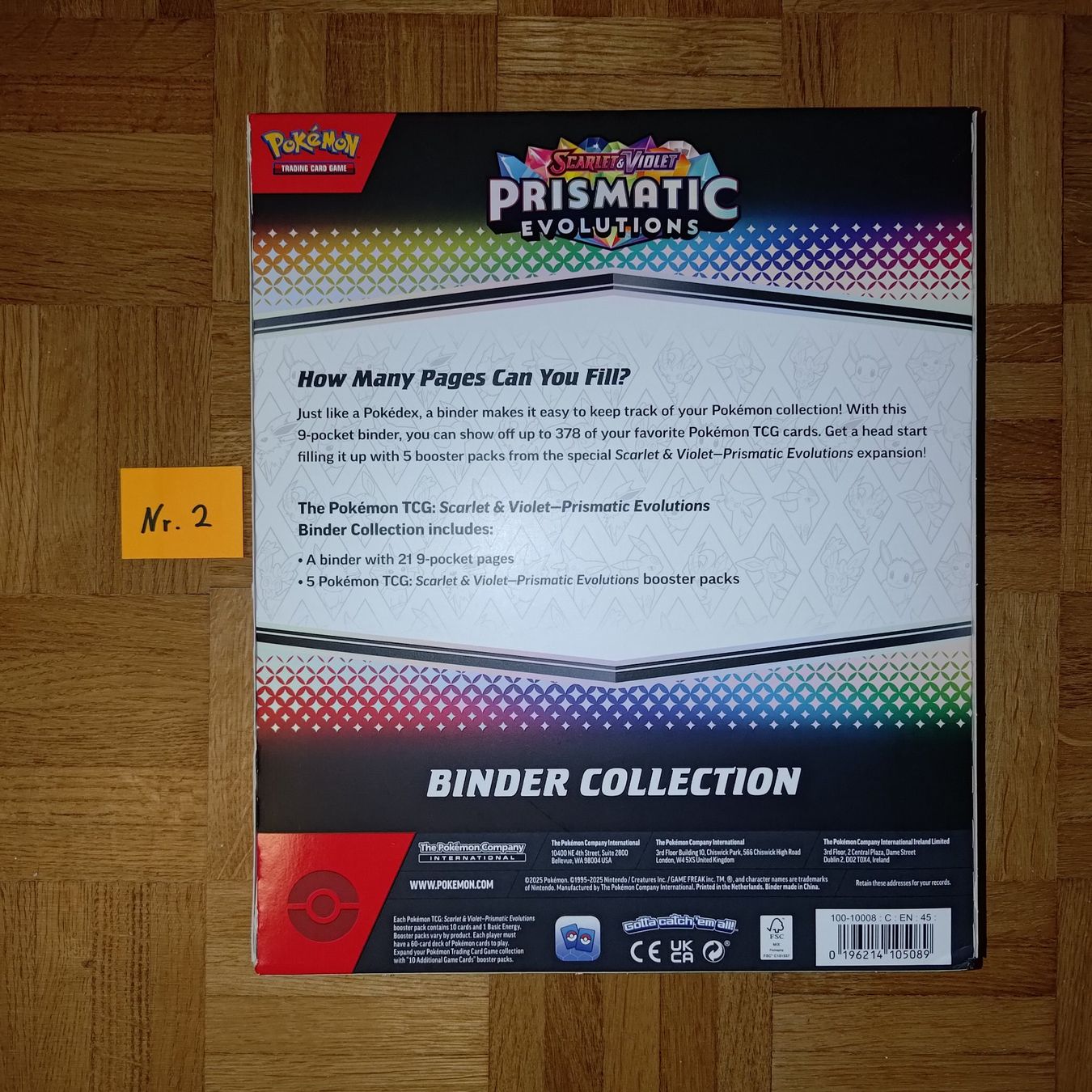 Pokémon Carte collezionabili: 🇺🇲 Prismatic Evolution Binder Collection – Nuovo (secondo la descrizione) da Basel venduto da KilluahZ 1