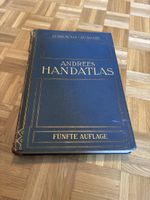 Andrees Handatlas Jubilaeumsausgabe 1910 mit Gebrauchsspuren