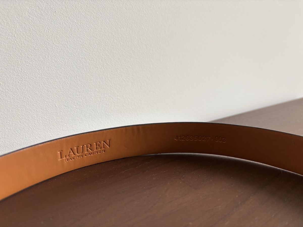 Ralph Lauren Cinture: Ralph Lauren Leather belt | Gürtel  beige – Usato da Zürich venduto da cha_jz8q 1