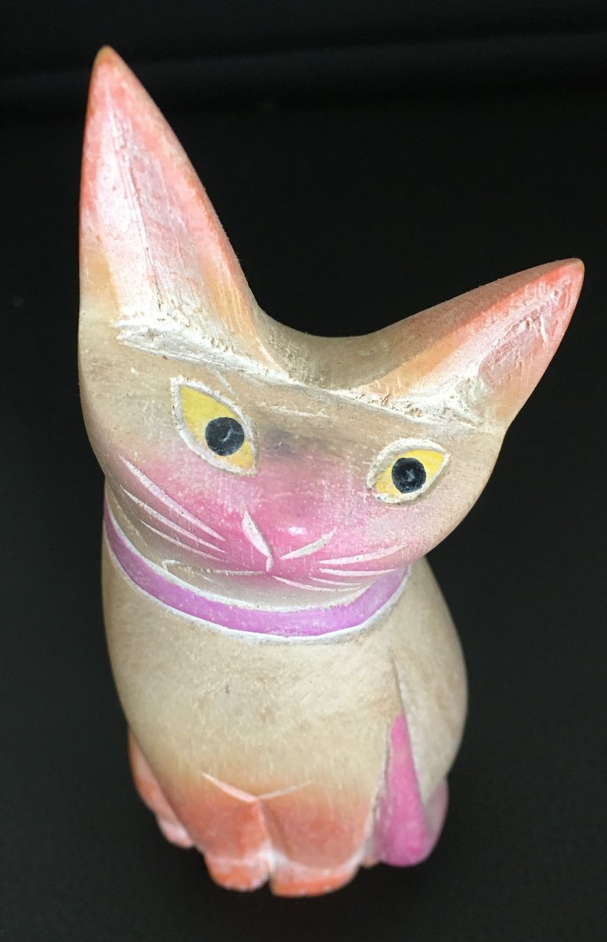 Statuette: Holzfigur Katze – Nuovo (secondo la descrizione) da Zürich venduto da Buechi49 2