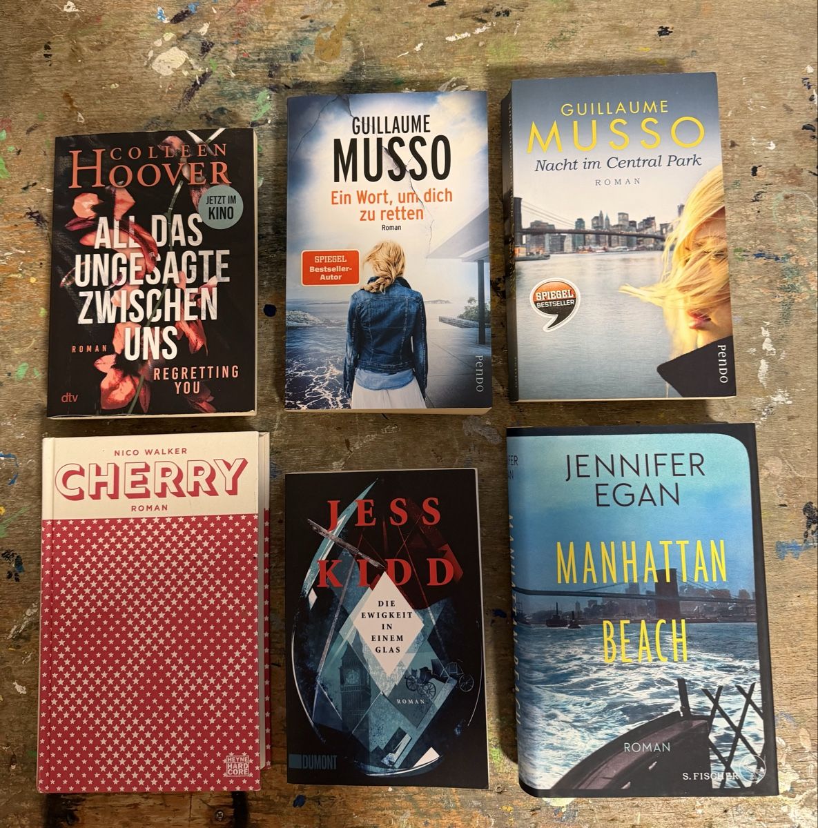 Livres: 6 Bücher von Hoover, Musso, Walker, Kidd, Egan – D'occasion à Wettingen par sabzbi