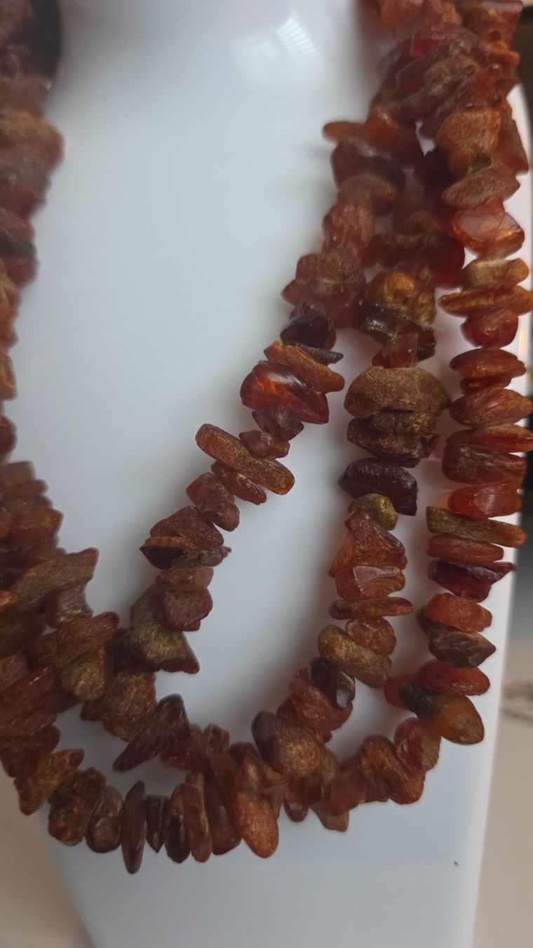 Catenine: Lange Bernstein Kette – Usato da Wittenbach venduto da rose_rosi 1