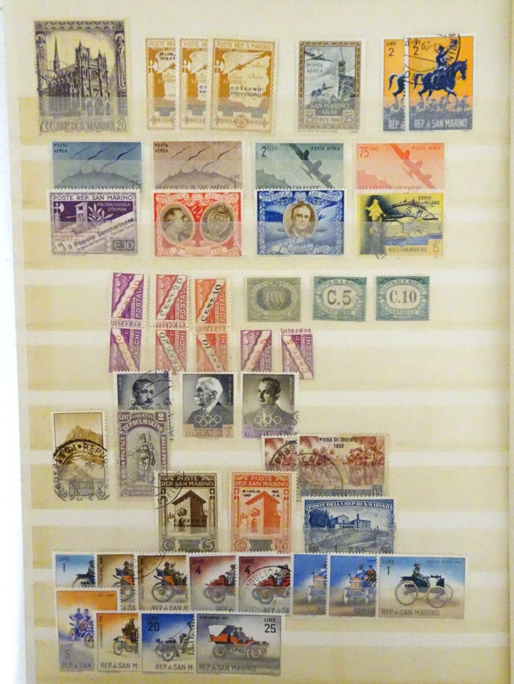 Tutti i francobolli: Briefmarken San Marino – Usato da Feldbrunnen venduto da MarcusSO 3