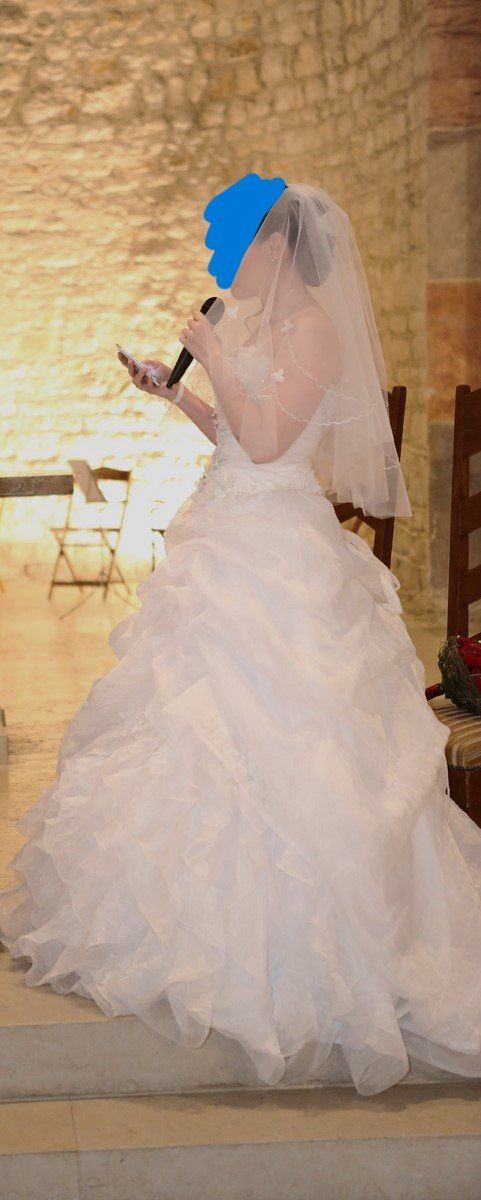 Kleider: Robe de mariée blanc neige princesse taille env. 42 – Gebraucht aus Corcelles NE von Etouna 2
