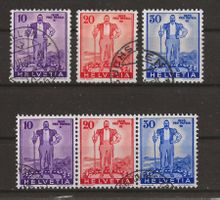 1936 : Sondermarken Nr. W2 - W7 : KP 210.--