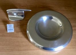 Rare Set Cendrier & Coupe-cigares Vintage ‘ÉTAIN DU MANOIR’