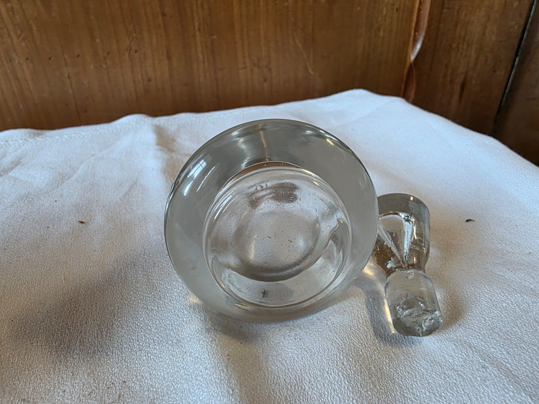 Flaconi: kleiner alter Glas Flacon Karaffe 12 cm – Usato da Walterswil BE venduto da Lonitti 1