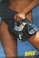Rares RIFLE Jeans Poster Plakat  80 er Jahre