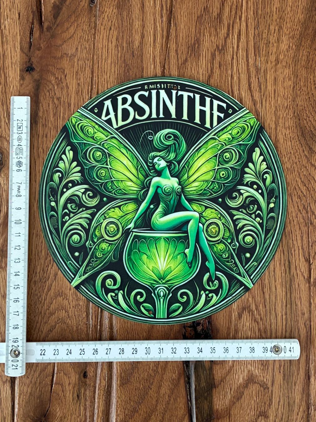 Insegne: Absinthe / Schönes Blechschild / 20 CM / neu!! – Nuovo e nell'imballaggio originale da Bremgarten AG venduto da Eurotiz 1