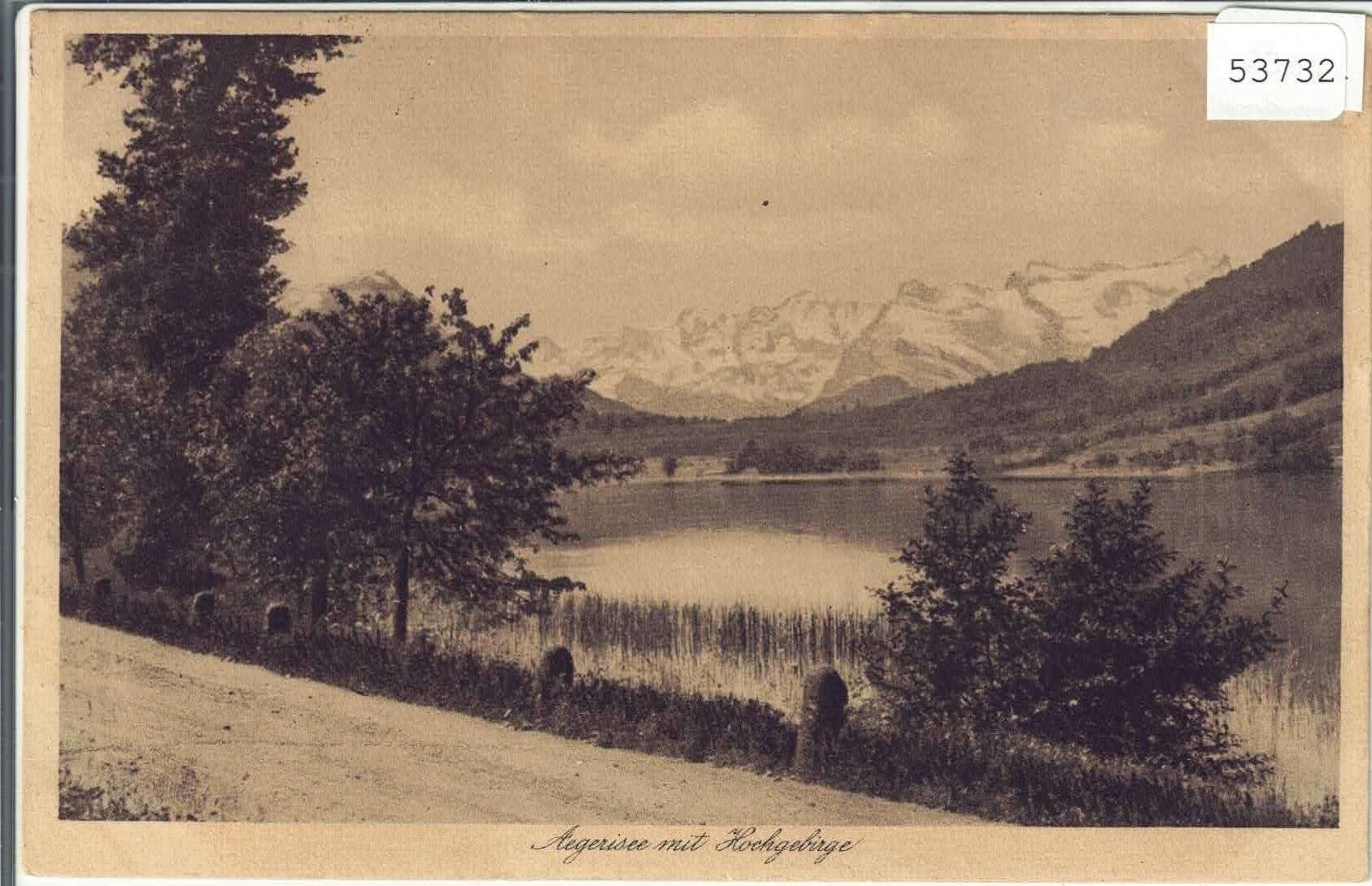 Cartoline postali: Aegerisee mit Hochgebirge – Usato da Ettingen venduto da Kartenplanet