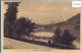 Aegerisee mit Hochgebirge