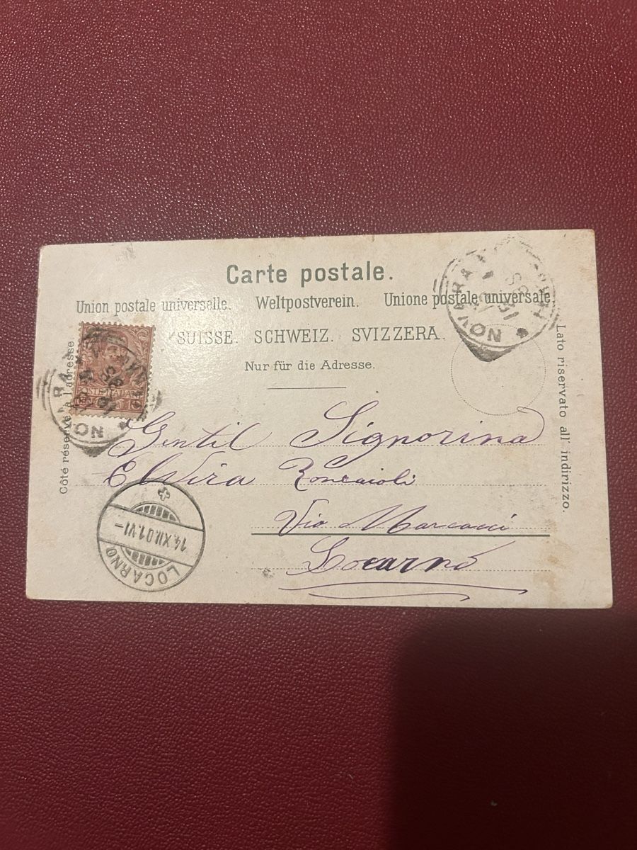 Cartoline postali: Case Vecchie Ticinesi 1901 – Usato da Breganzona venduto da Milesbo 1